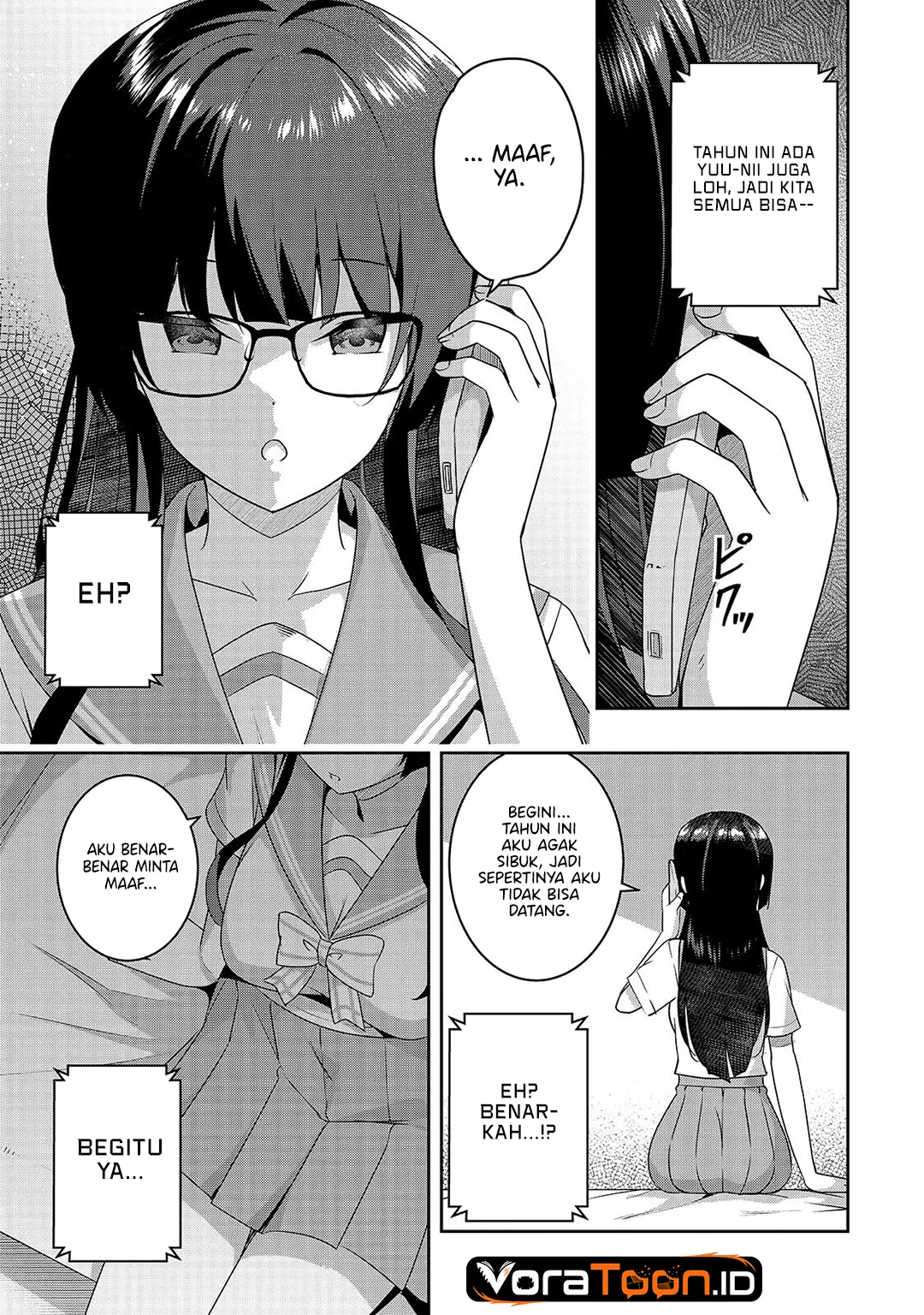 10-Nen Buri ni Saikai shita Kusogaki wa Seijun Bishoujo JK ni Seichou shiteita Chapter 23.1 Gambar 4