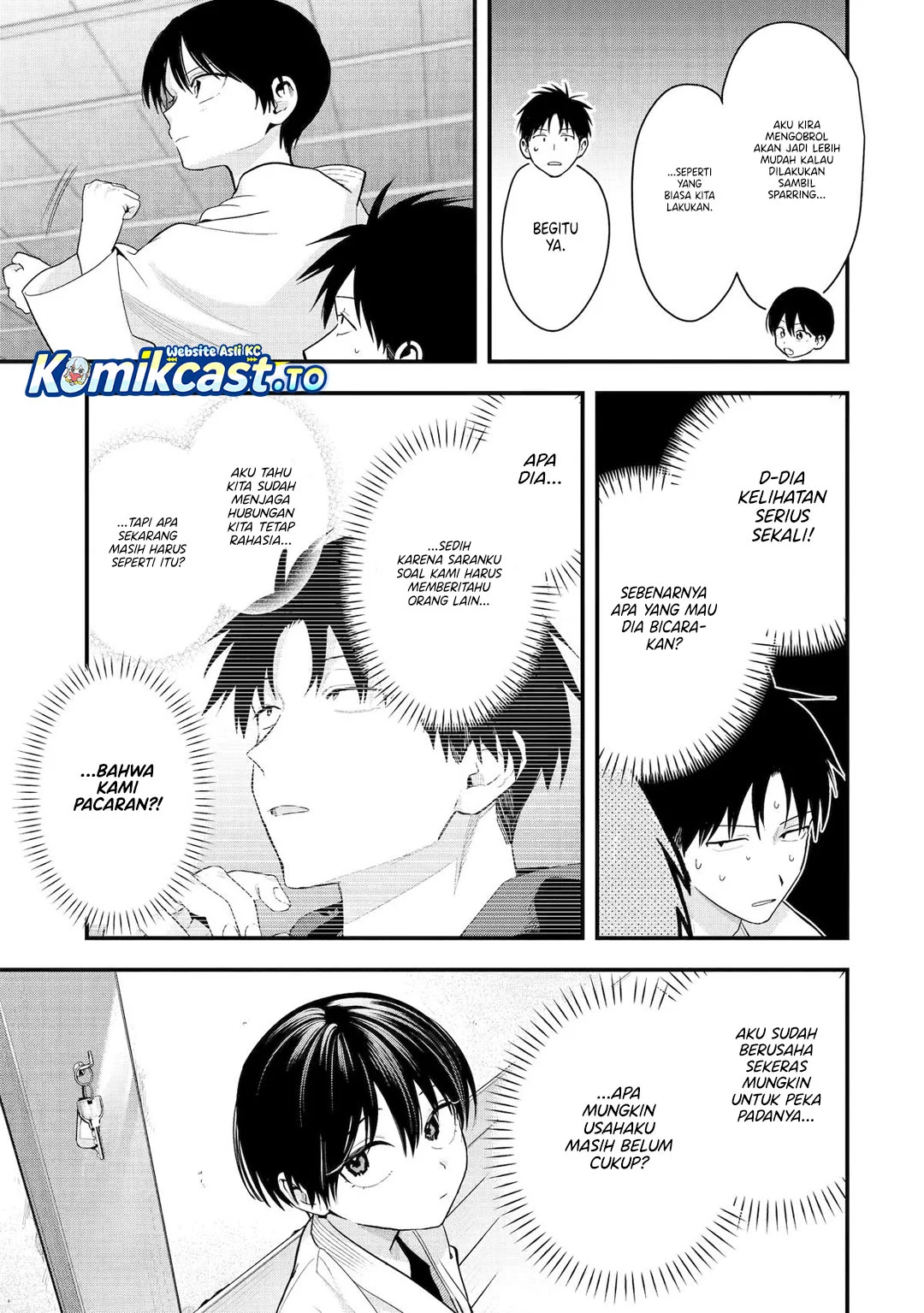 Boyish Kanojo ga Kawai-sugiru Chapter 49 Gambar 4