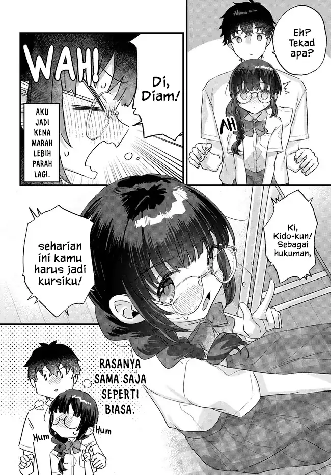 Chiisakute Kawaii Bungeibu no Chiteki na Senpai o, Hiza no Ue ni Nosetara Mainichi Suwattekuru you ni natta Chapter 3.1 Gambar 4