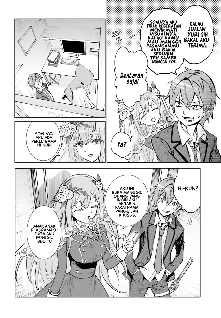 Danshi Kinsei Game Sekai de Ore ga Yarubeki Yuiitsu no Koto – Yuri no Ma ni Hasamaru Otoko to Shite Tensei shite shimaimashita Chapter 17 Gambar 5
