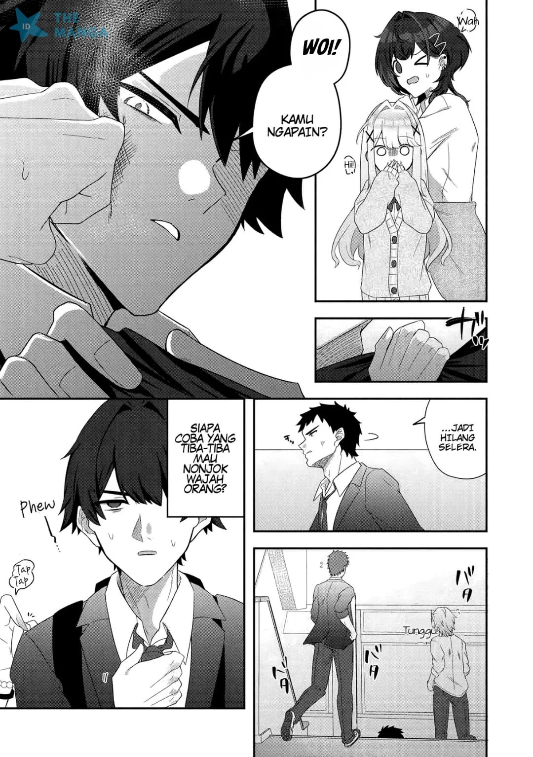 Dekkai Gyaru to Chicchai Gyaru ga Shitsuren Shita Ore no Shinkyo ni Iribitatteiru Chapter 1 Gambar 8