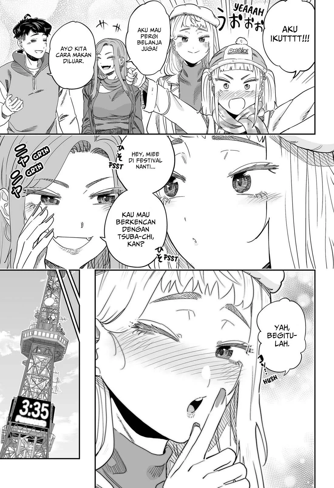 Dosanko Gyaru wa Namaramenkoi Chapter 109 Gambar 4