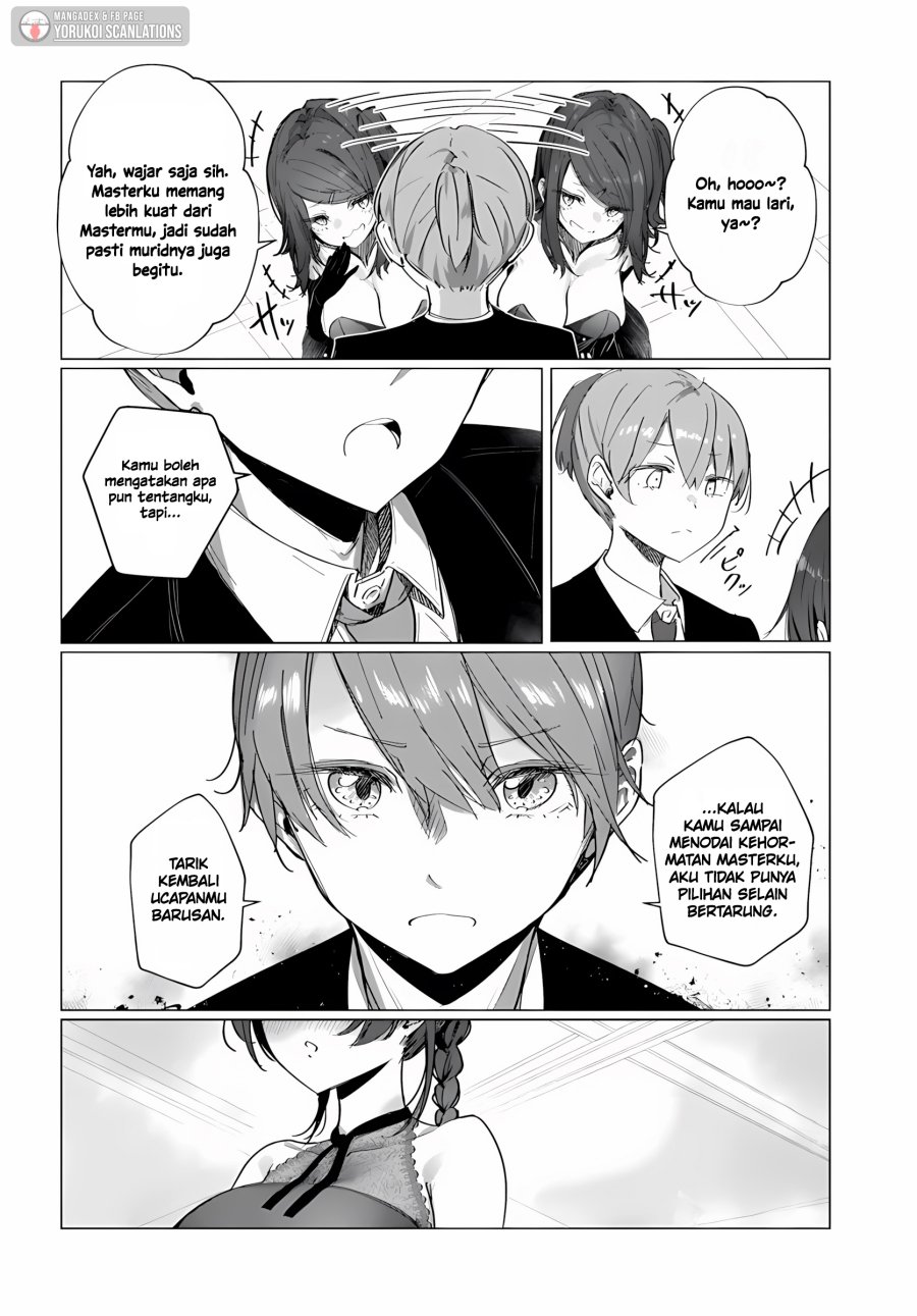 Doukyo Shiteiru Kensei no Onna Shishou ga Kawaisugite Mainichi Shiawase Desu Chapter 9.1 Gambar 4