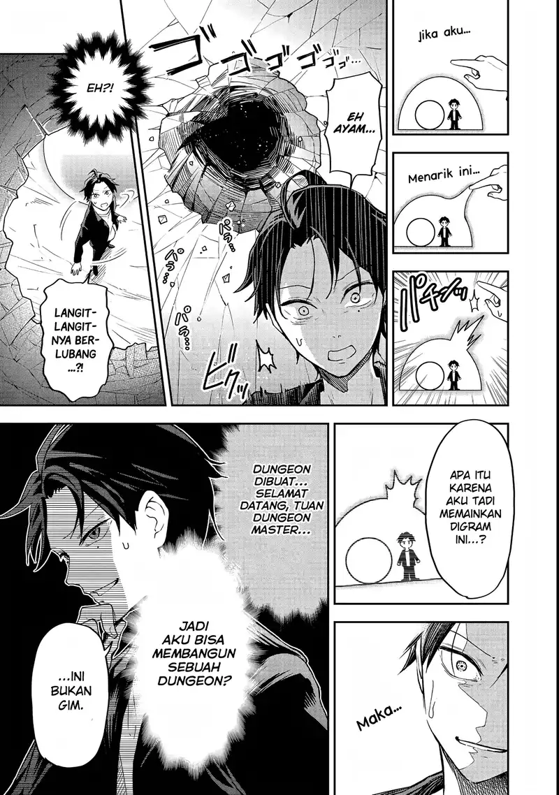 Dungeon Master Han-me ~Futsu ni Yatte mo Muri Soudakara Casino Tsukurukoto ni Shita~ Chapter 1 Gambar 7