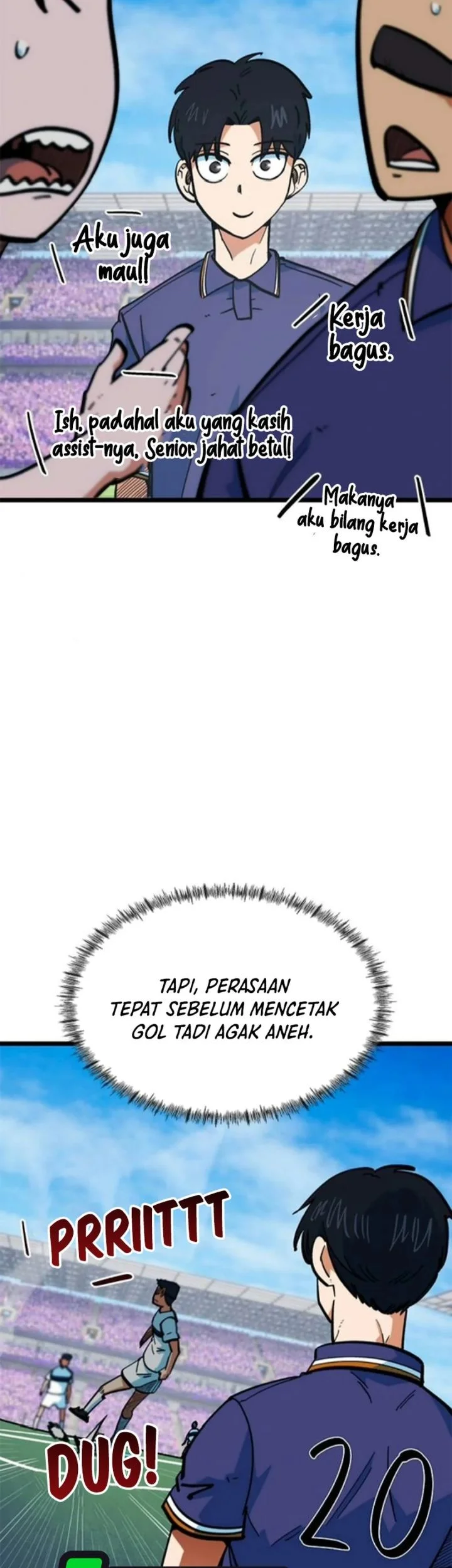 I’m Being Misunderstood as a Soccer Genius Chapter 73 Gambar 15