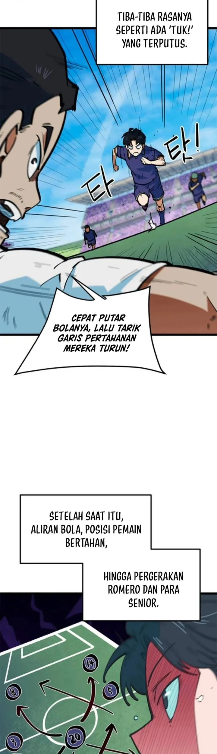 I’m Being Misunderstood as a Soccer Genius Chapter 73 Gambar 17