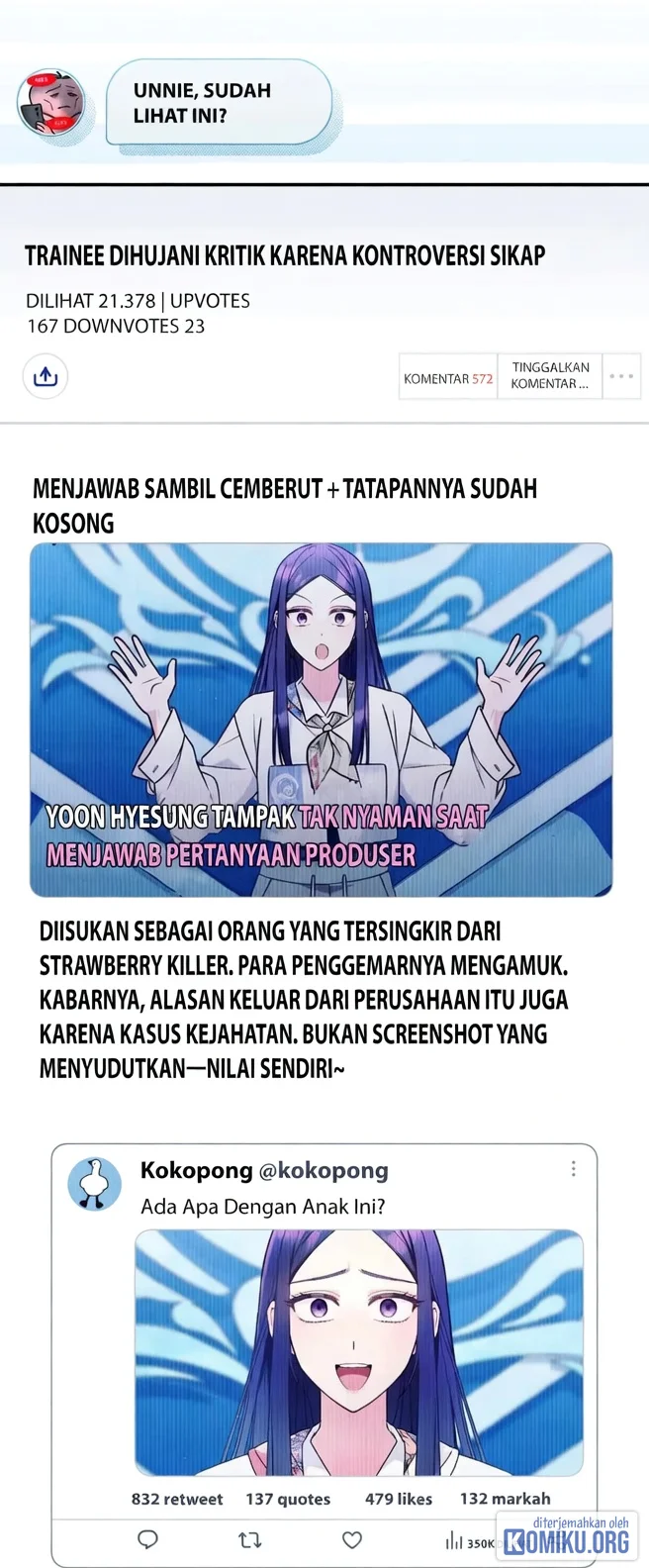 I Tried to Debut My Kid, But Ended Up Debuting Myself Chapter 24 Gambar 12