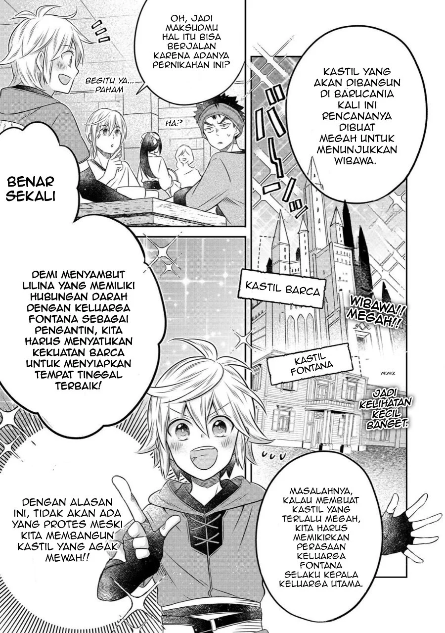 Isekai no Binbou Nouka ni Tensei Shitanode, Renga o Tsukutte Shiro o Tateru Koto ni Shimashita Chapter 21.2 Gambar 4