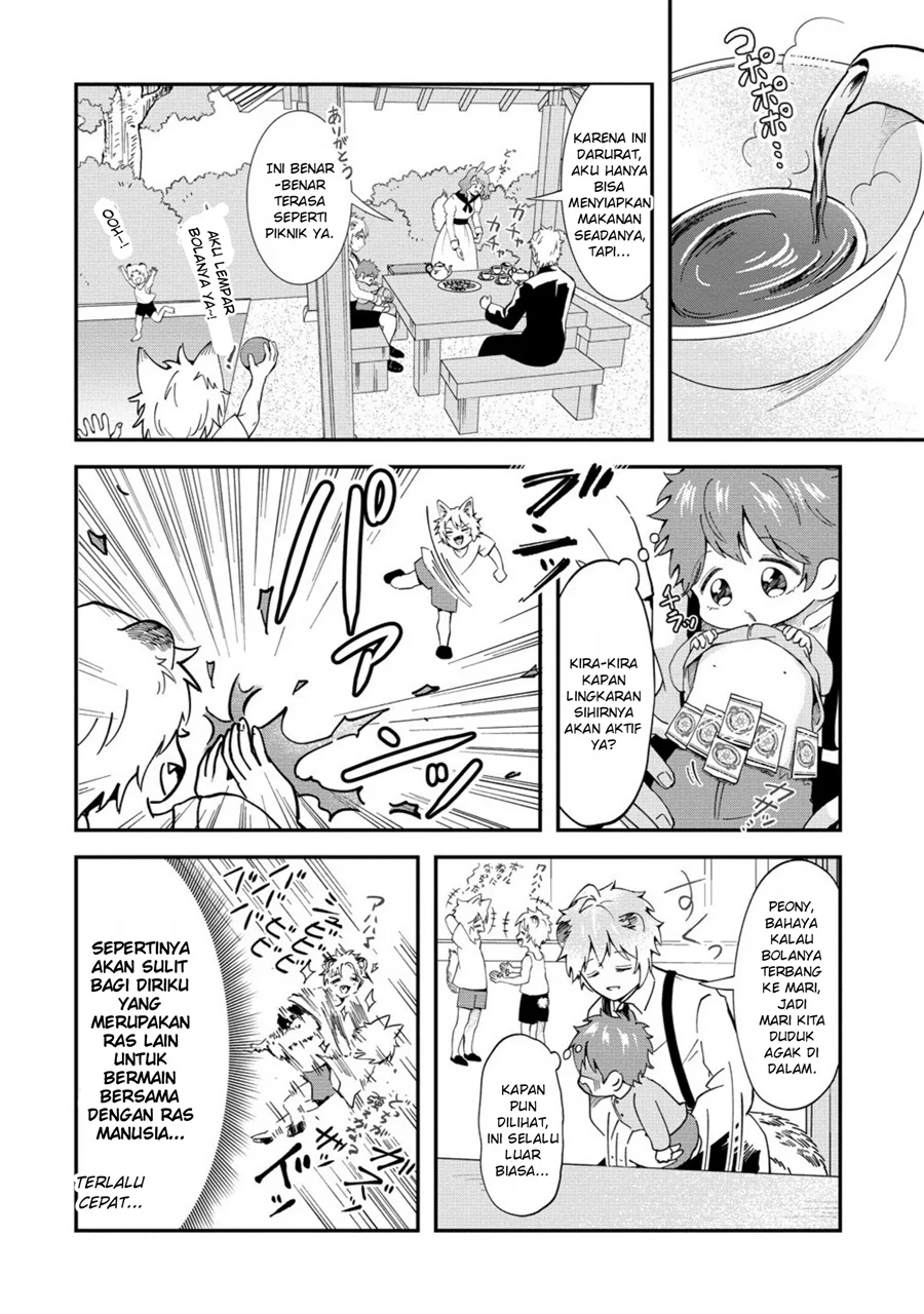 Isekai no Joushiki wa Muzukashii: Kishou de Saijaku na Hitozoku ni Tensei Shita Kedo Butsuri Igai de Saikyou ni Nari Sou Desu Chapter 3.2 Gambar 4