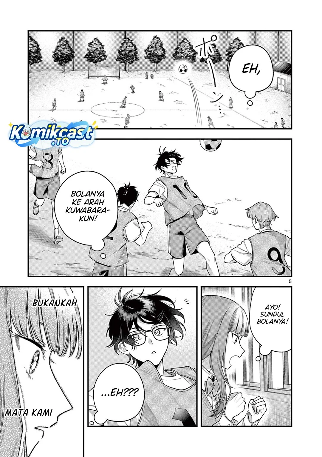 Janome-san wa Hohoemitai! Chapter 5 Gambar 6