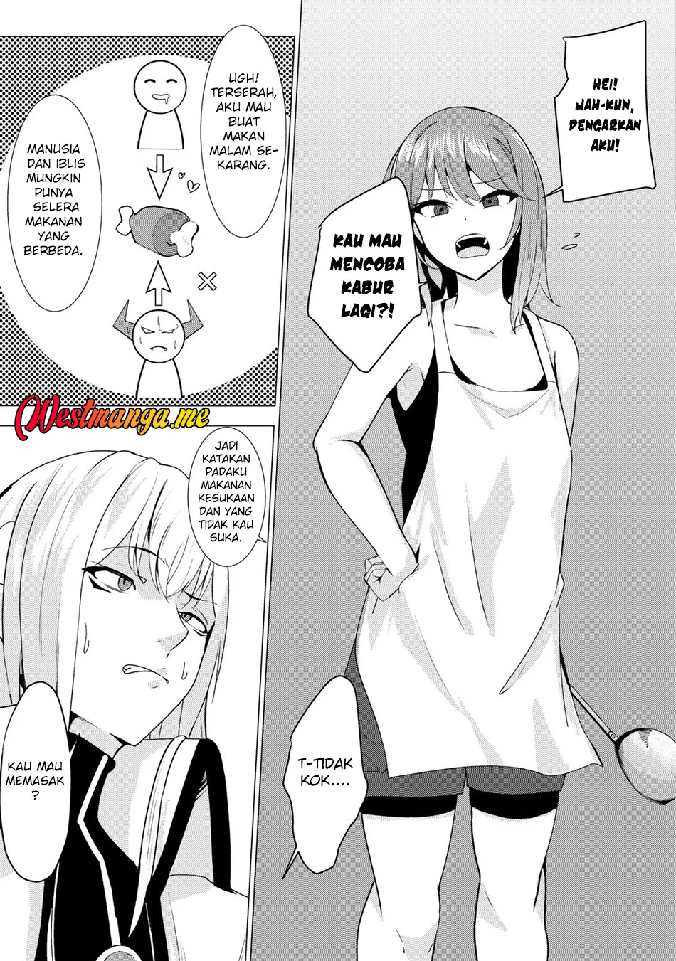Joudan de Onna Yuusha-tachi wo Kudoita Daimaou, Sarawarete Kyousei Shinkon Seikatsu Chapter 3 Gambar 6