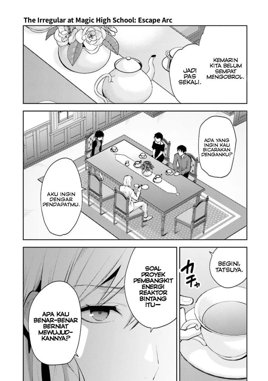 Mahouka Koukou no Rettousei Escape-hen Chapter 8 - Halaman 4