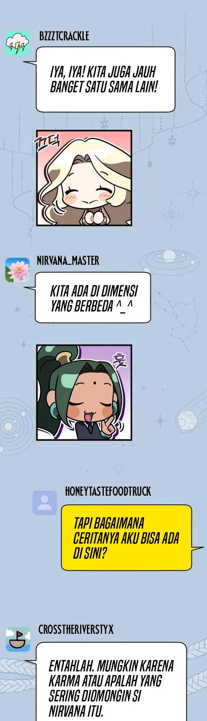 Offering Kimchi Cup Noodles to the Gods' Group Chat Chapter 2 Gambar 15