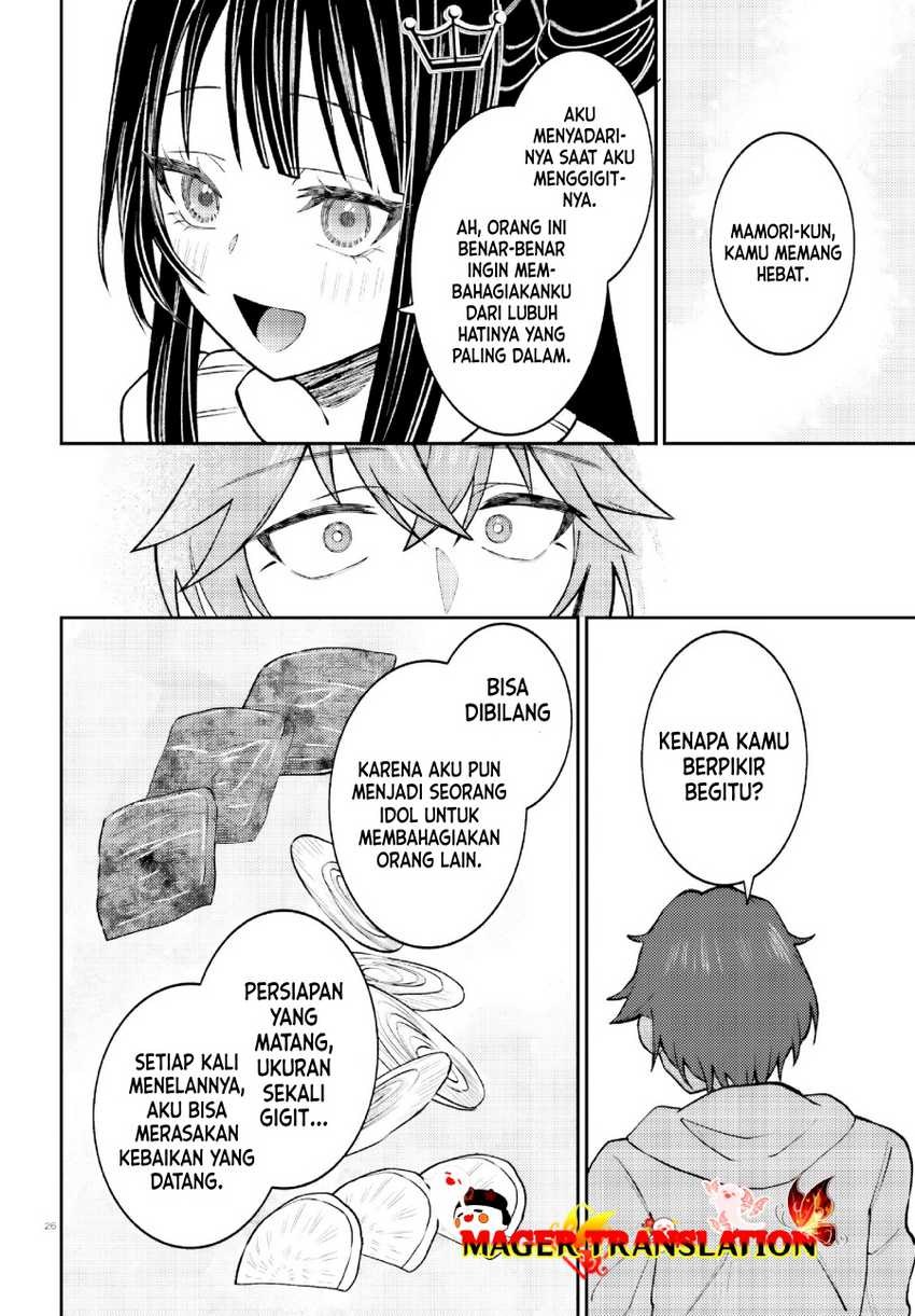 Ore no Haitoku Meshi o Onedari Sezu ni Irarenai, Otonari no Top Idol-sama Chapter 1.3 Gambar 4