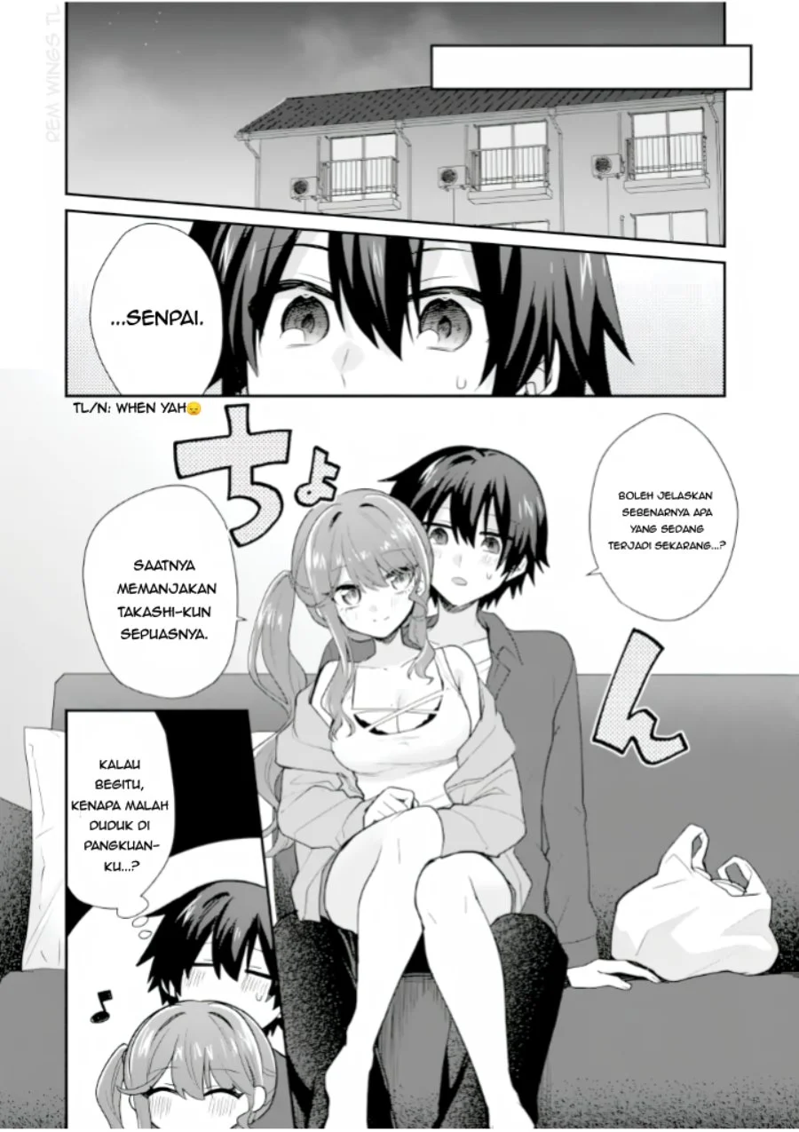 Osake to Senpai Kanojo to no Amaama Doukyo Lovecome wa Nijuusai ni Natte kara Chapter 5 Gambar 5