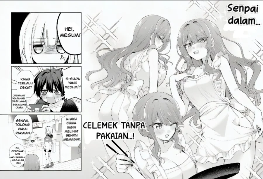 Osake to Senpai Kanojo to no Amaama Doukyo Lovecome wa Nijuusai ni Natte kara Chapter 6.2 Gambar 4
