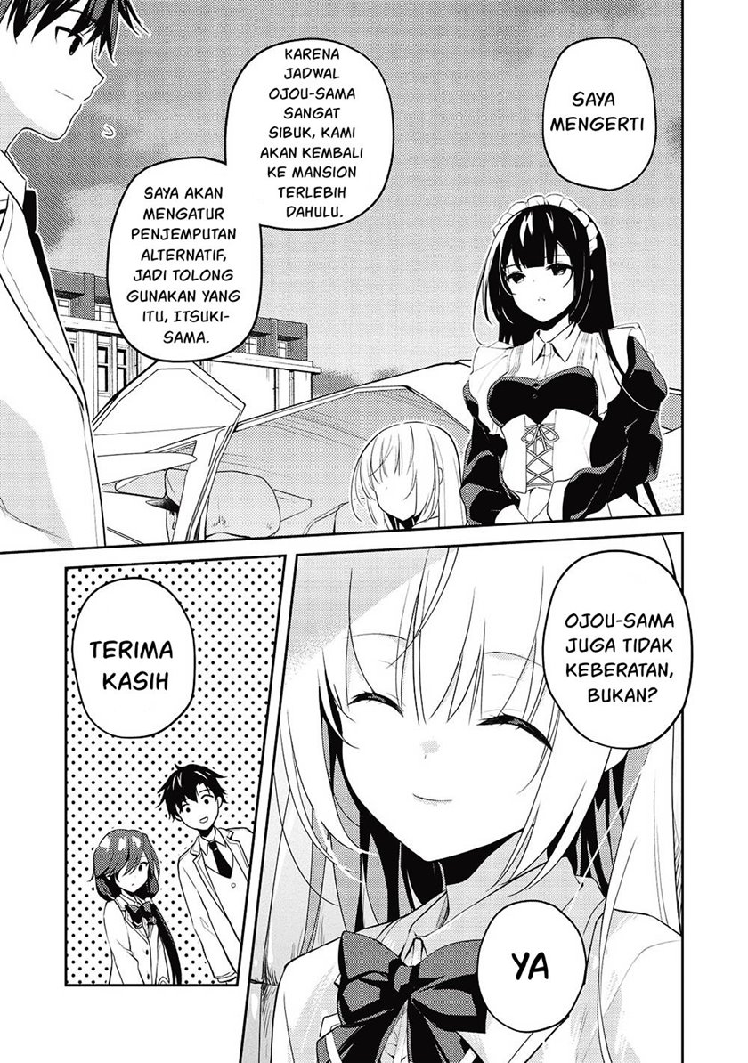 Saijo no Osewa Takane no Hana-darakena Meimon-kou de, Gakuin Ichi no Ojou-sama (Seikatsu Nouryoku Kaimu) wo Kagenagara Osewa suru Koto ni Narimashita Chapter 11 Gambar 16