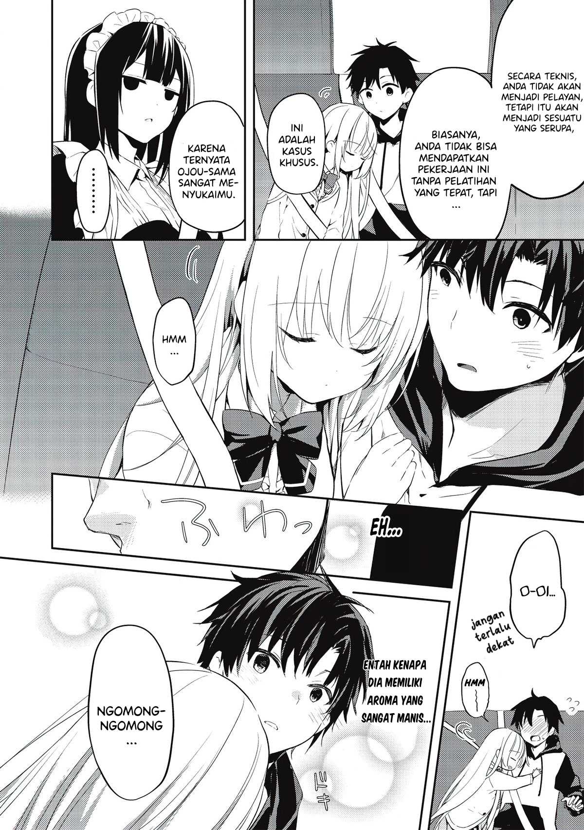 Saijo no Osewa Takane no Hana-darakena Meimon-kou de, Gakuin Ichi no Ojou-sama (Seikatsu Nouryoku Kaimu) wo Kagenagara Osewa suru Koto ni Narimashita Chapter 2.1 Gambar 4
