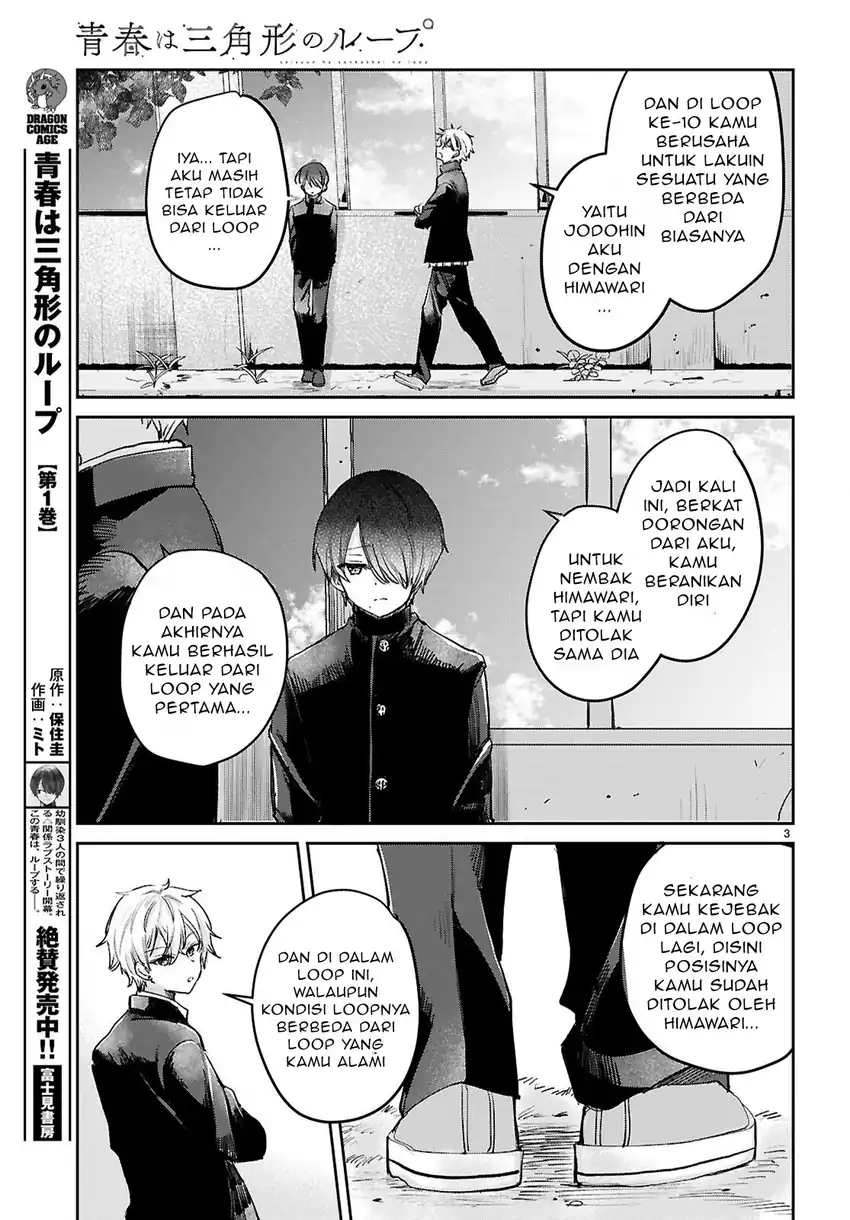 Seishun wa Sankakkei no Loop Chapter 10 Gambar 4