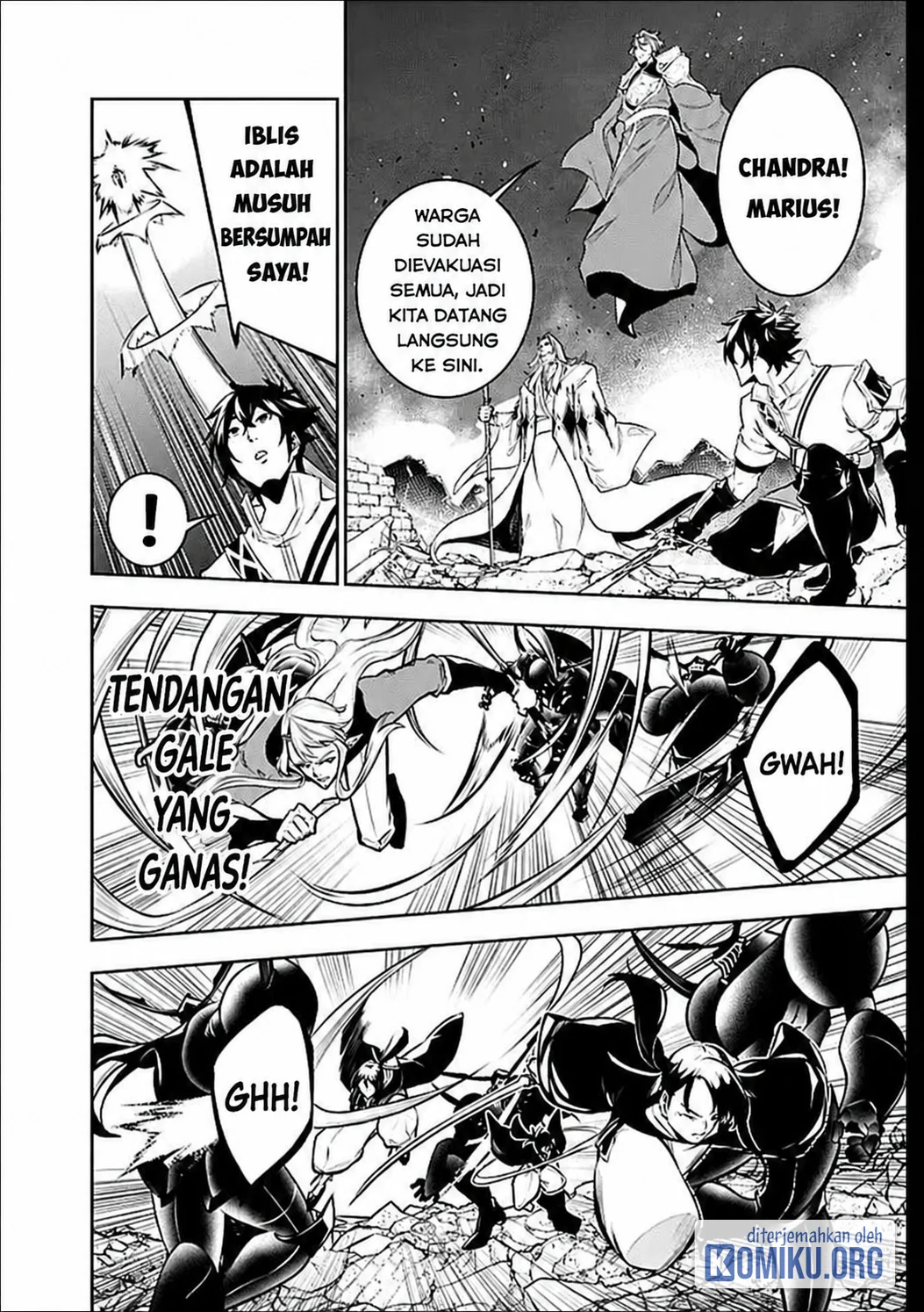 Shijou Saikyou no Mahou Kenshi, F Rank Boukensha ni Tensei Suru Chapter 157 Gambar 4