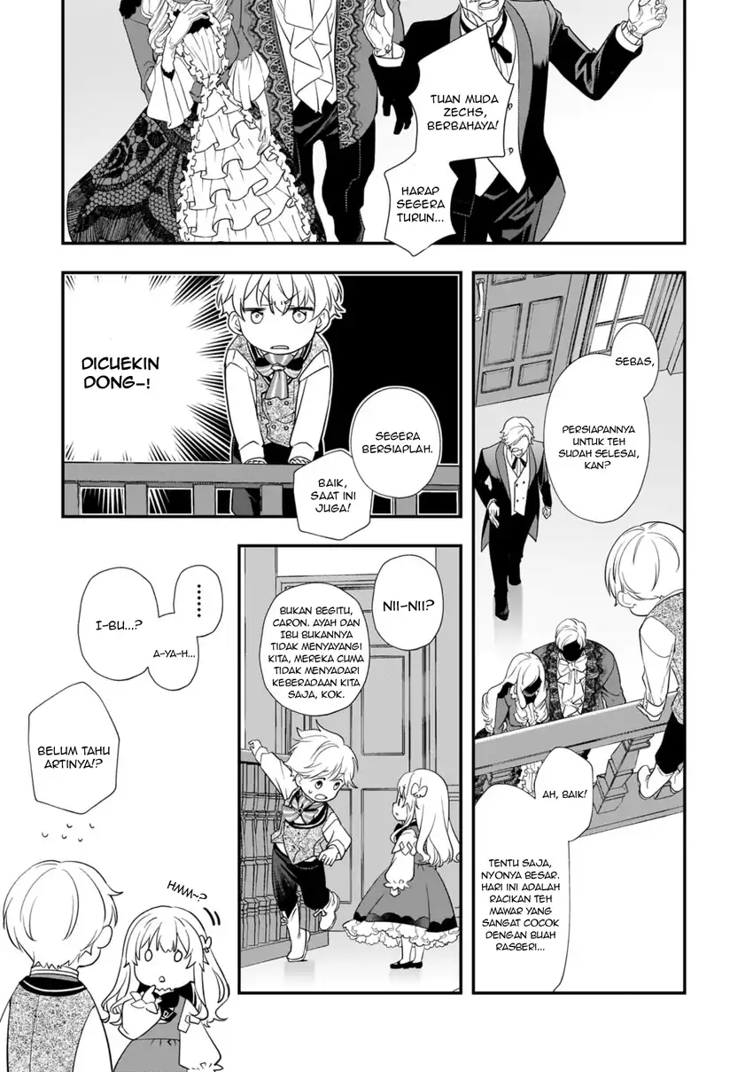 Shinu Unmei ni Aru Akuyaku Reijou no Ani ni Tensei Shita node, Imouto wo Sodatete Mirai wo Kaetai to Omoimasu Chapter 2 Gambar 9