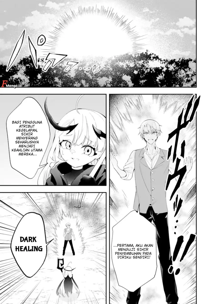 Shokei Flag No Akuyaku Kizoku Ni Tensei Shitaga, Shinitakunainode Yami Maho Wo Kiwamete Heroine Tachi Wo Sukuimasu Byojakuna Heroine Wo Care Shitara Naze Ka Ore Ga Dekiai Sareta Ken Chapter 2.1 Gambar 4