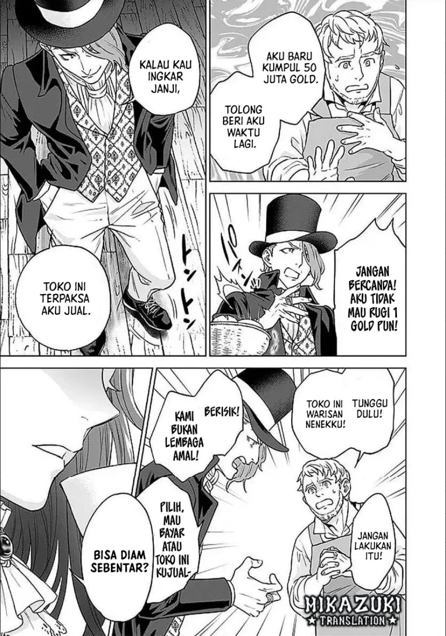 Shounin Reijou Agnes Henkyou ni Tsuihou Sareta Akuyaku Reijou wa Shousai o Hakki Shi Nariagaru Chapter 3.1 Gambar 4