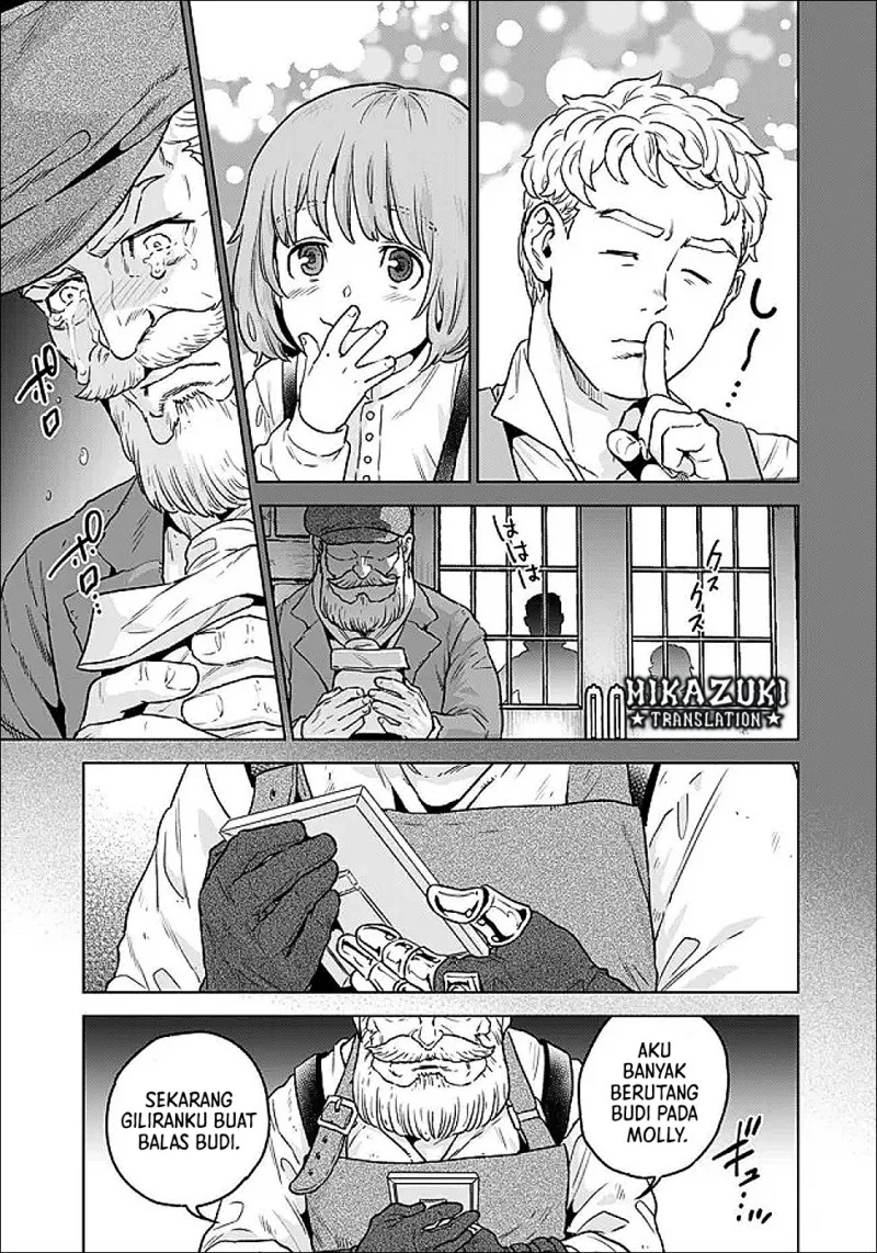 Shounin Reijou Agnes Henkyou ni Tsuihou Sareta Akuyaku Reijou wa Shousai o Hakki Shi Nariagaru Chapter 4.2 Gambar 4