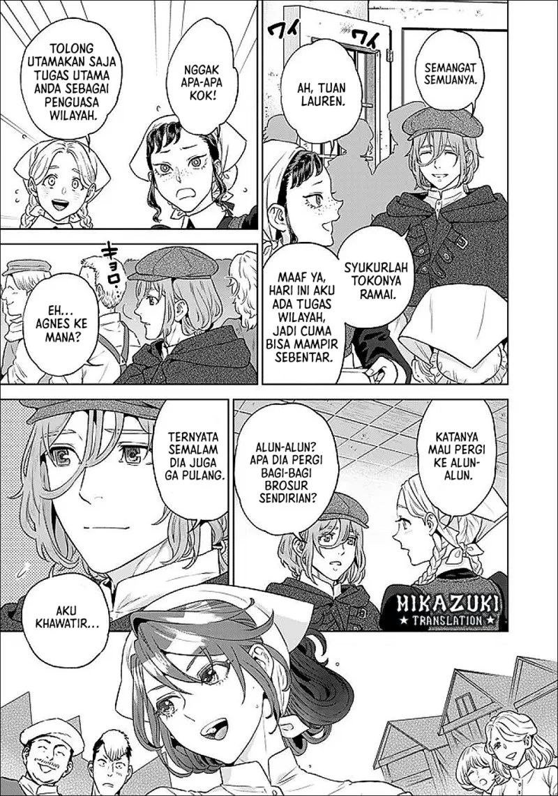 Shounin Reijou Agnes Henkyou ni Tsuihou Sareta Akuyaku Reijou wa Shousai o Hakki Shi Nariagaru Chapter 6.3 Gambar 4