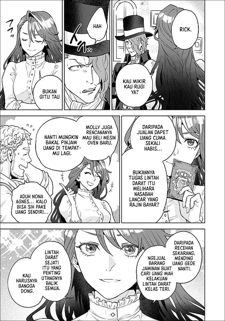 Shounin Reijou Agnes Henkyou ni Tsuihou Sareta Akuyaku Reijou wa Shousai o Hakki Shi Nariagaru Chapter 7.2 Gambar 4