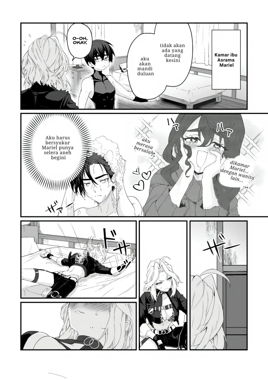 Teisou Gyakuten Sekai De Yuiitsu No Otoko Kishi No Ore, Onna Kishi Gakuen Ni Nyuugaku Shitara Nazeka Eiyou Atsukai Sareta ~Zetsurin Skill De Harem Musou~ Chapter 6.2 Gambar 4