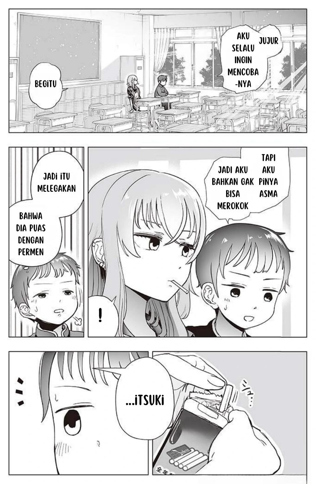 The Many Weaknesses of Ayaka the Yankee JK Chapter 4 Gambar 4