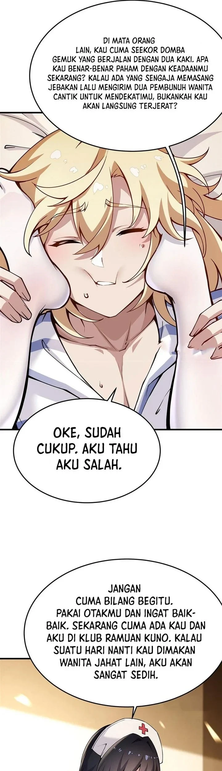 The Yellow-haired Villain in Female Main Character’s Novel wants Happiness Chapter 76 Gambar 8