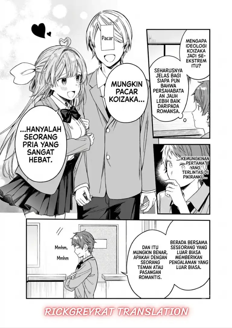 Tomodachi to Koibito, Docchi ga Daiji nano? Chapter 6 Gambar 4