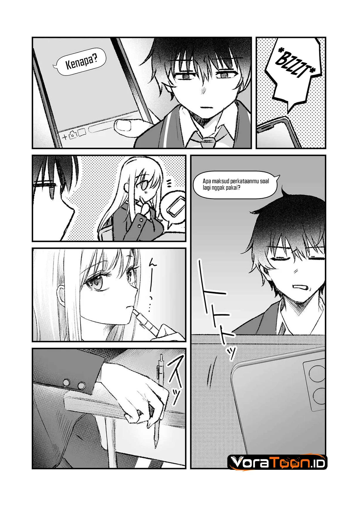 Tonari no Seki no Seijo-sama wa Ore ni Kossori Skirt no Naka wo Oshiete Kureru Chapter 2 Gambar 4