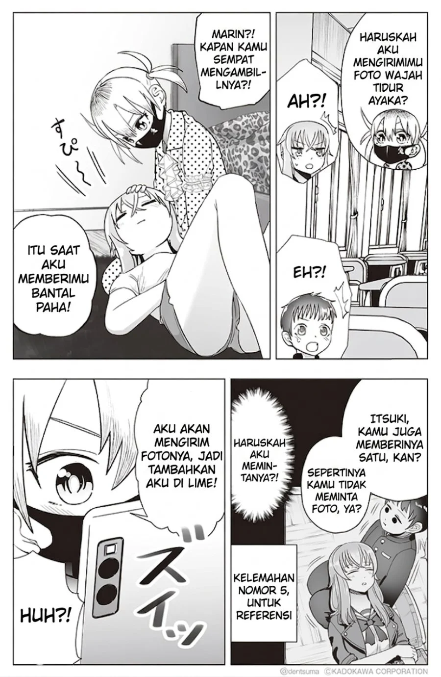 Tonari no Seki no Yankee JK no Jakuten Chapter 18 Gambar 4
