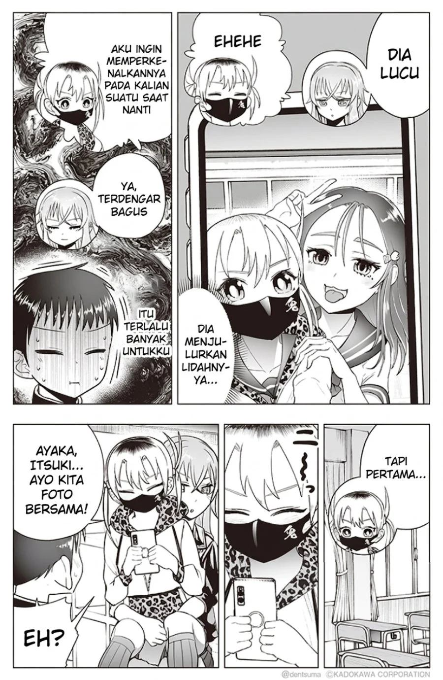 Tonari no Seki no Yankee JK no Jakuten Chapter 20 Gambar 4