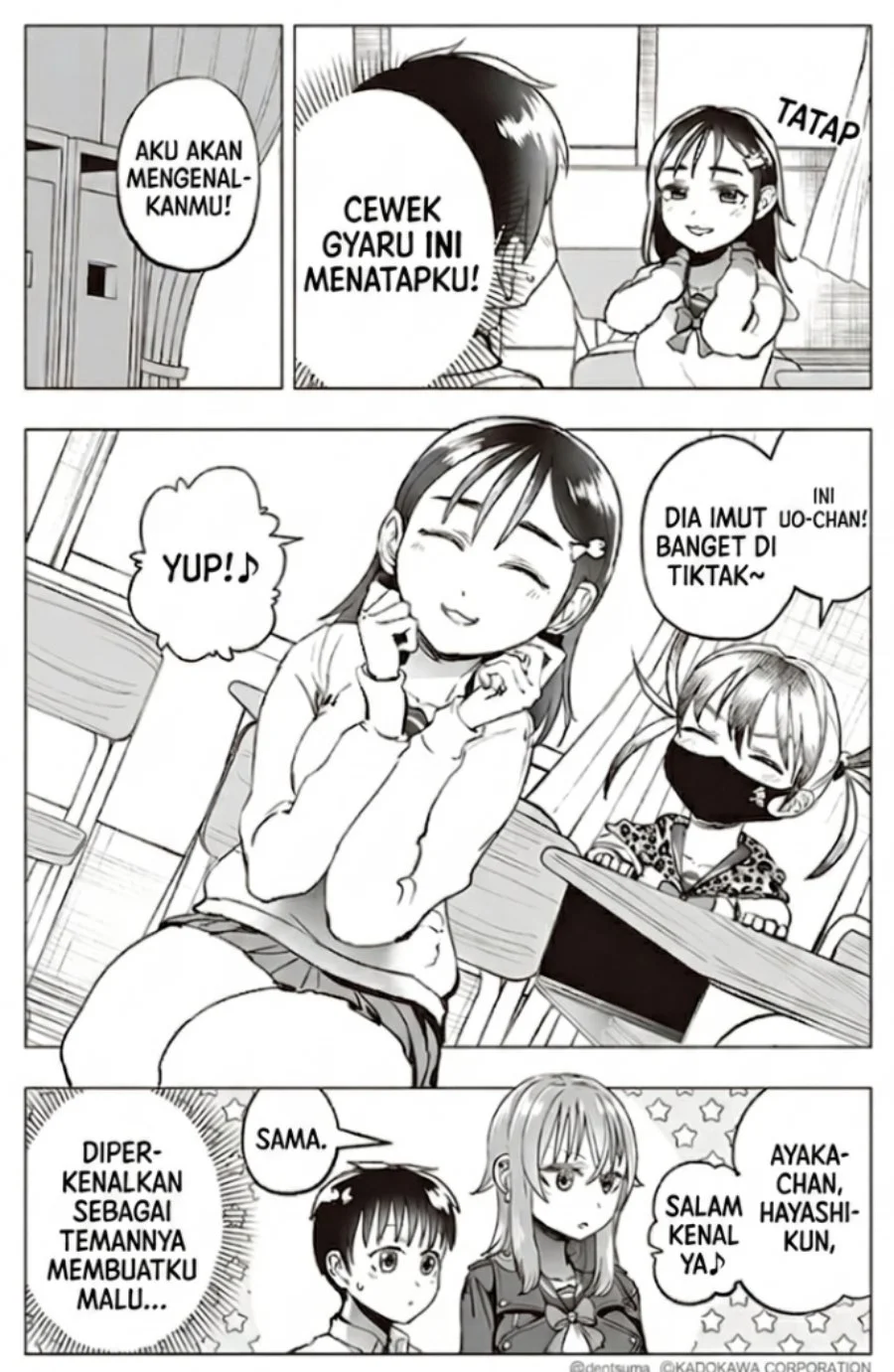 Tonari no Seki no Yankee JK no Jakuten Chapter 31 Gambar 4