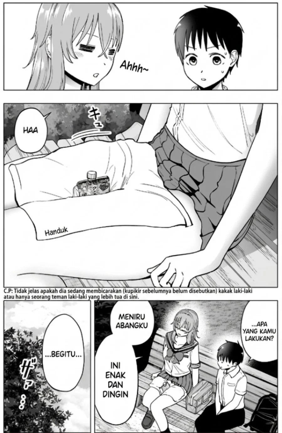 Tonari no Seki no Yankee JK no Jakuten Chapter 35 Gambar 4
