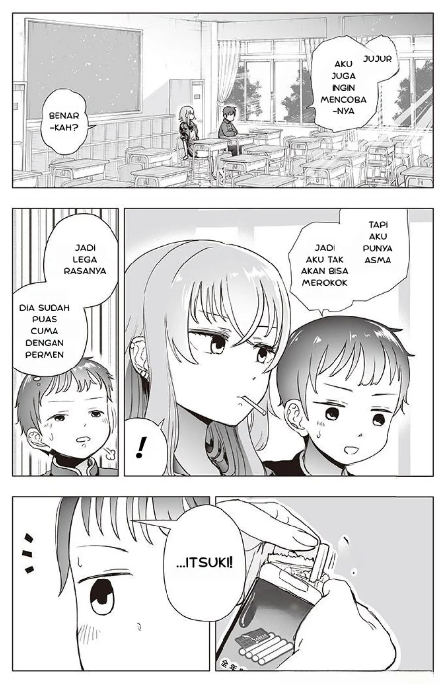 Tonari no Seki no Yankee JK no Jakuten Chapter 4 Gambar 4