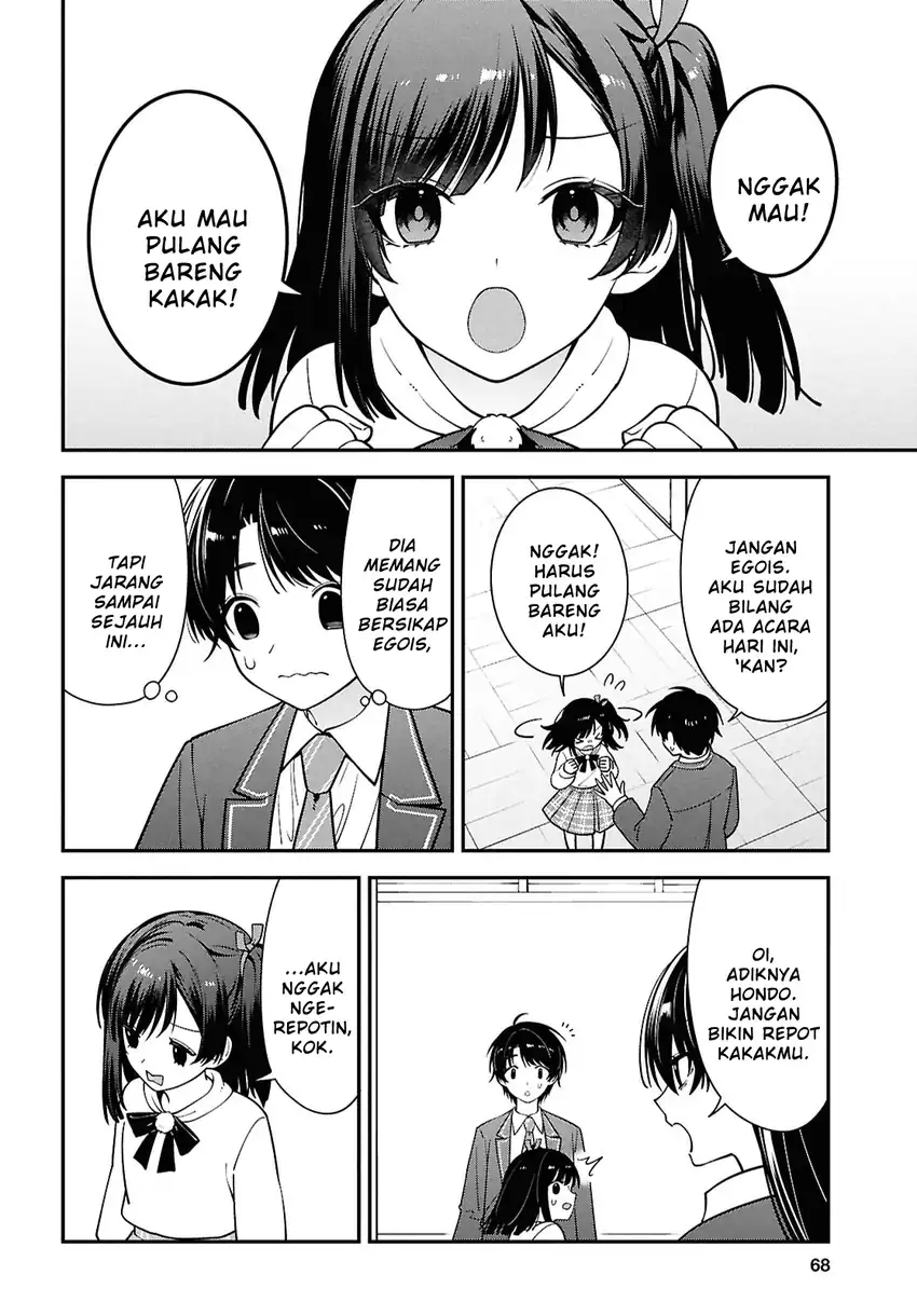 Tonari no Seki no Yankee Shimizu-san ga Kami o Kuroku Sometekita Chapter 15 - Halaman 6