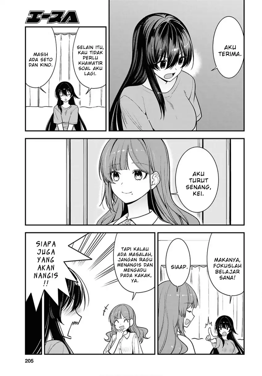 Tonari no Seki no Yankee Shimizu-san ga Kami o Kuroku Sometekita Chapter 17 - Halaman 7