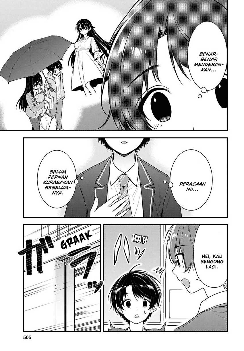 Tonari no Seki no Yankee Shimizu-san ga Kami o Kuroku Sometekita Chapter 9 - Halaman 7