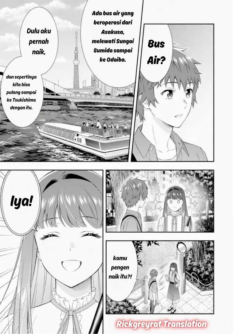 Toumei na Yoru ni Kakeru-kun to, Me ni Mienai Koi wo Shita. Chapter 4.3 Gambar 4