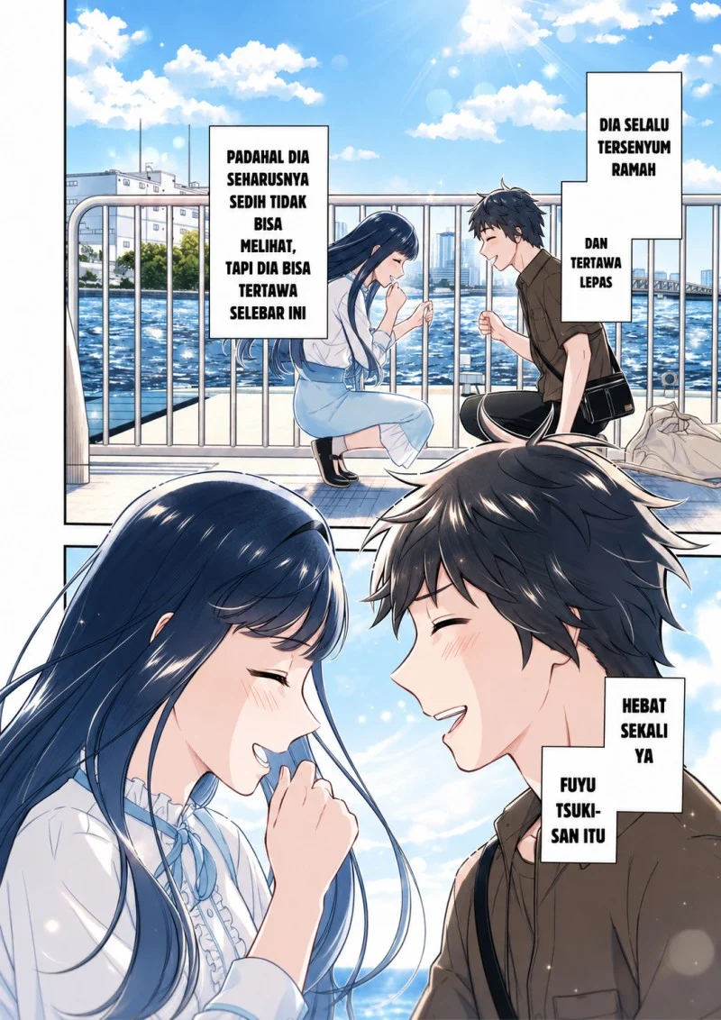 Toumei na Yoru ni Kakeru-kun to, Me ni Mienai Koi wo Shita. Chapter 5.1 Gambar 7