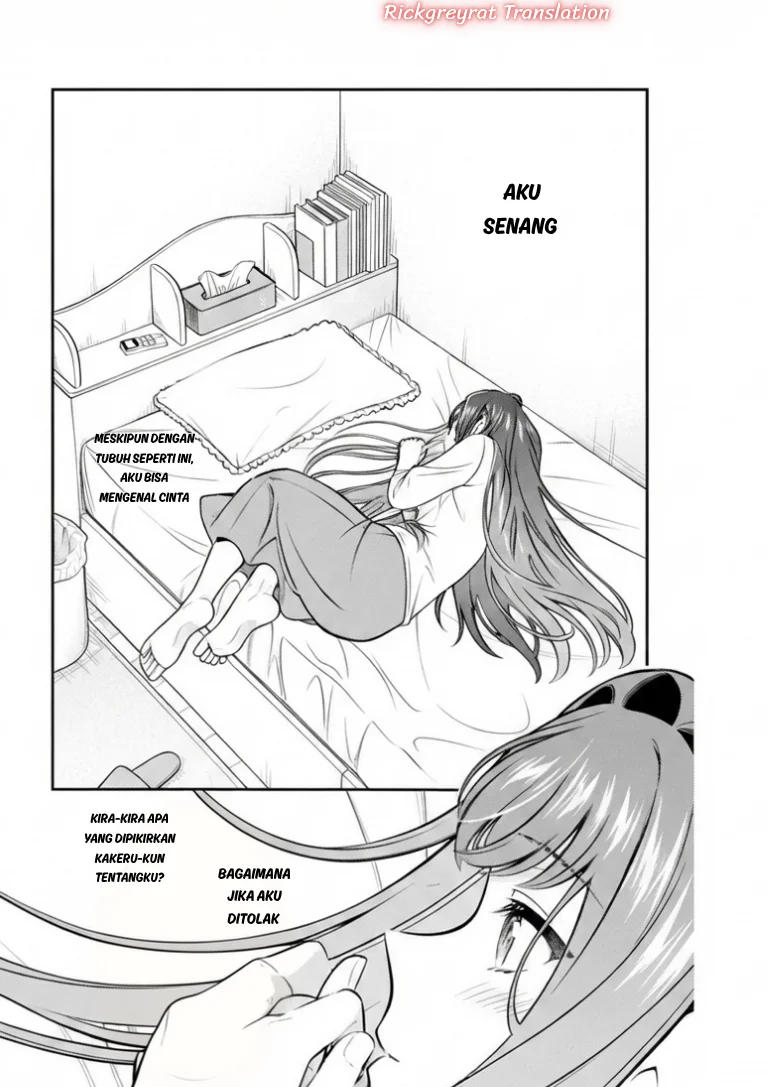 Toumei na Yoru ni Kakeru-kun to, Me ni Mienai Koi wo Shita. Chapter 5.2 Gambar 5