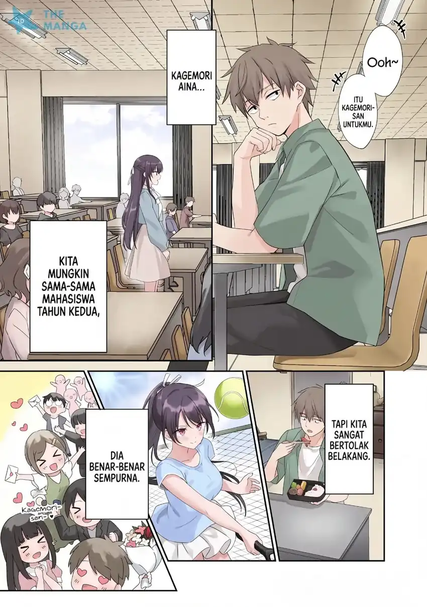 Usotsuki Kanojo no Kagemori-san Chapter 1 Gambar 5