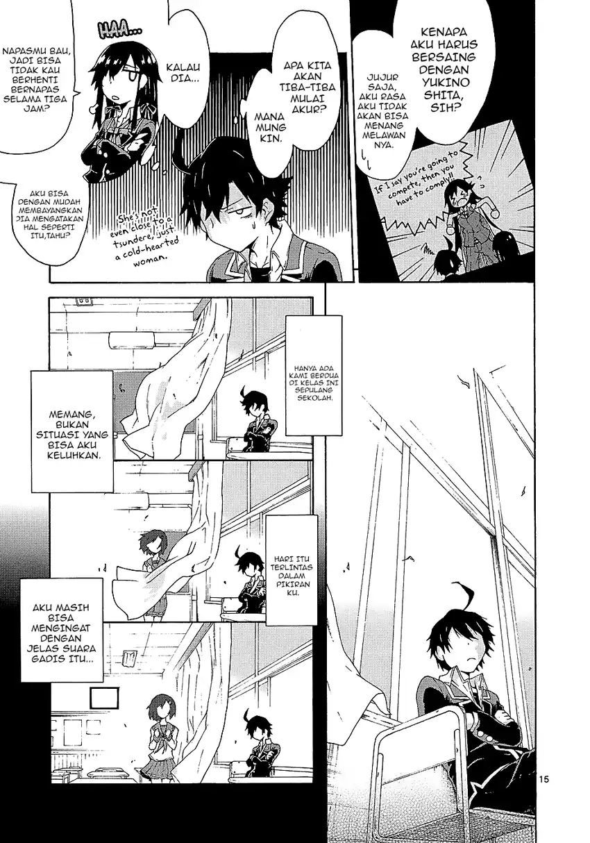 Yahari Ore no Seishun Love Come wa Machigatteiru @comic Chapter 2.2 Gambar 4