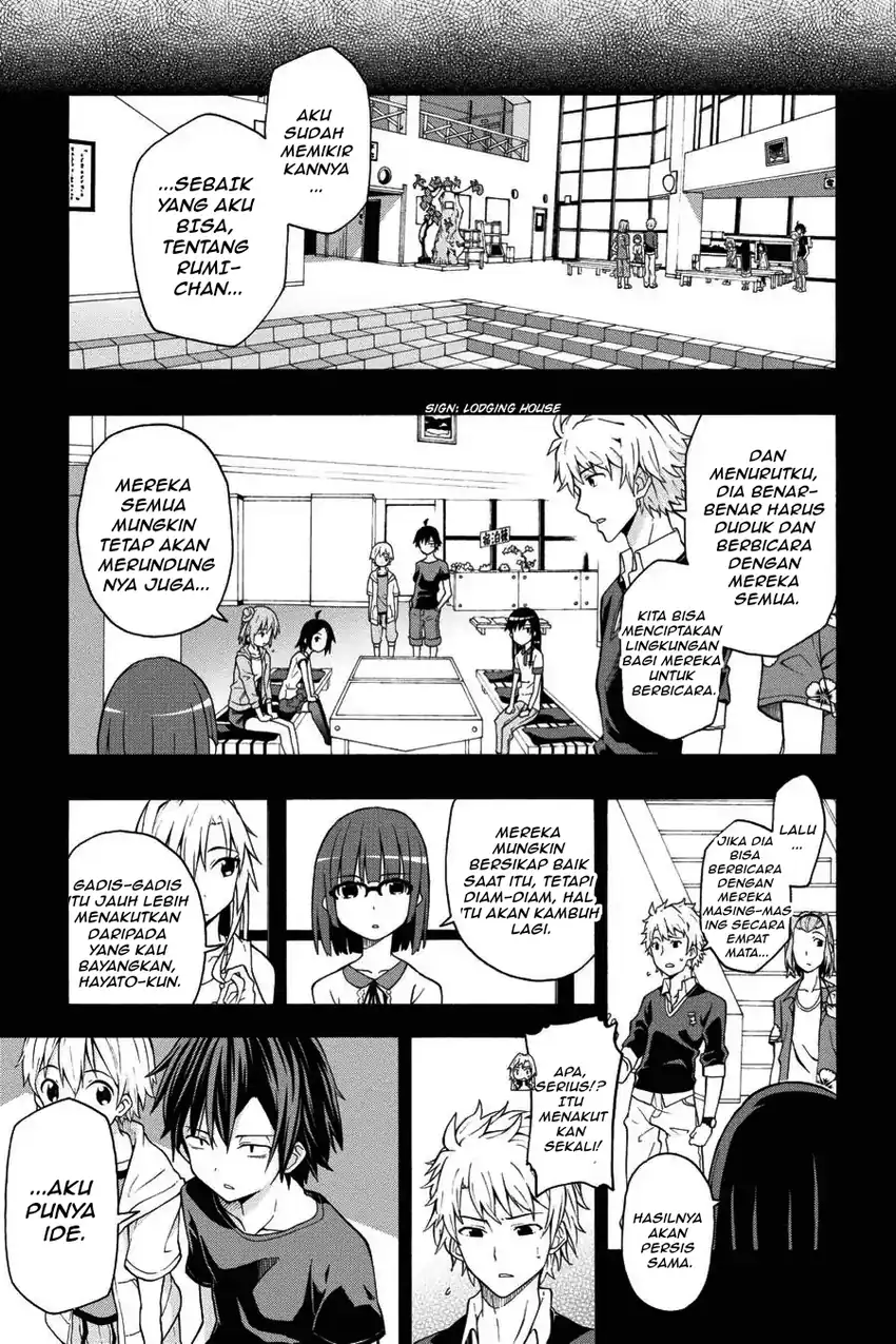 Yahari Ore no Seishun Love Come wa Machigatteiru @comic Chapter 27 Gambar 6