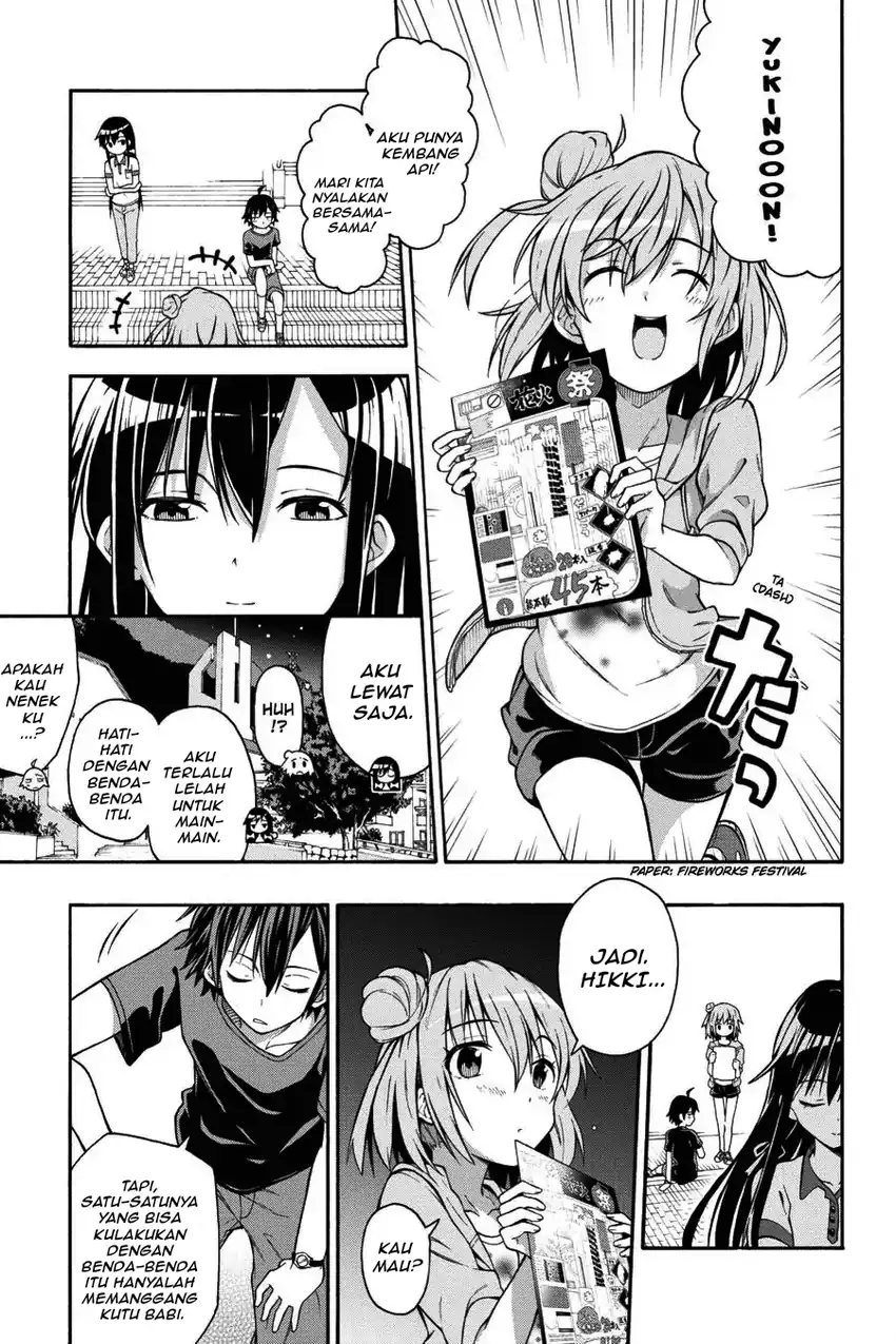 Yahari Ore no Seishun Love Come wa Machigatteiru @comic Chapter 28 Gambar 5
